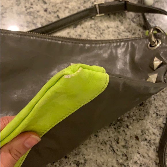TOKYOBay Gray and Neon Purse - Picture 7 of 7